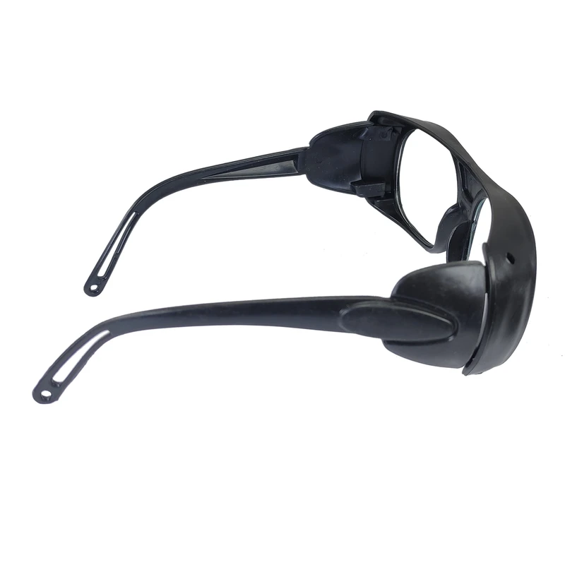 عینک سنگبری ایمنی سفید شیشه ای 110 تک پلاست - Image 3