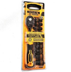 جعبه بکس ریلی 12 پارچه 1/2 تات فشار قوی مشکی