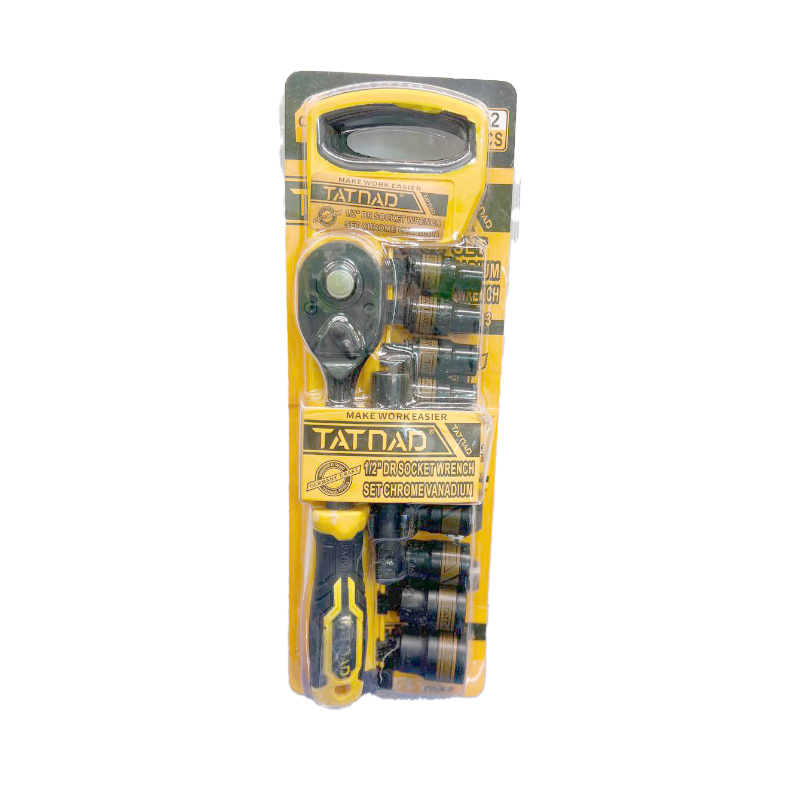 جعبه بکس ریلی 12 پارچه 1/2 تات فشار قوی مشکی - Image 2