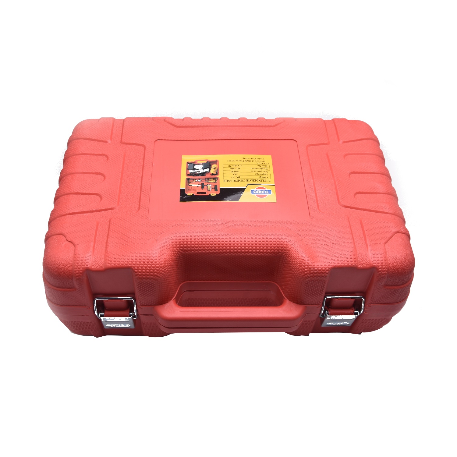 کمپرسور باد فندکی 2 سیلندر توربو با لوازم کامل - Image 3