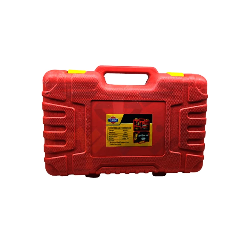 کمپرسور باد فندکی 2 سیلندر توربو با لوازم کامل - Image 7