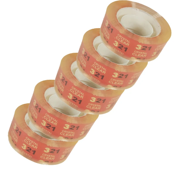 چسب شیشه ای نواری تحریر بسته ی 10 عددی