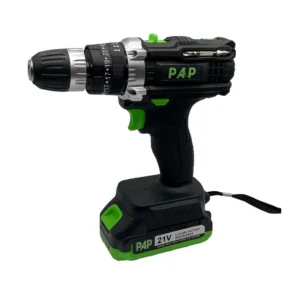 دریل شارژی ۲۱ ولت چکشی با لوازم پی ای پی مدل CID-2126