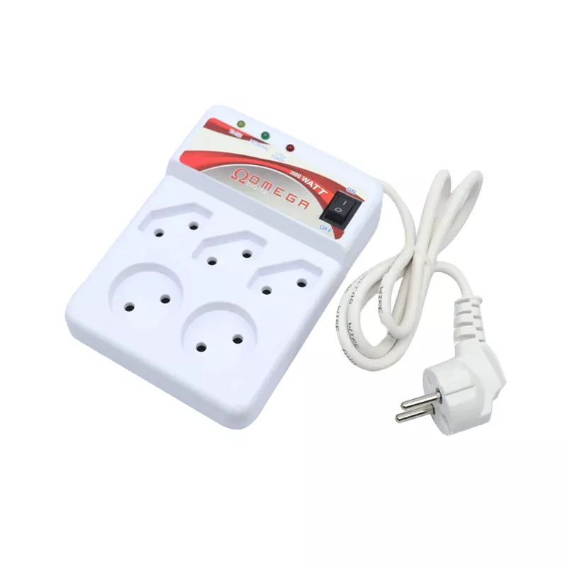 محافظ برق پنج خانه کلید دار با کابل 3 متر امگا - Image 2