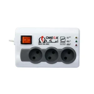 محافظ برق 3 خانه 3 متری امگا مدل P3000