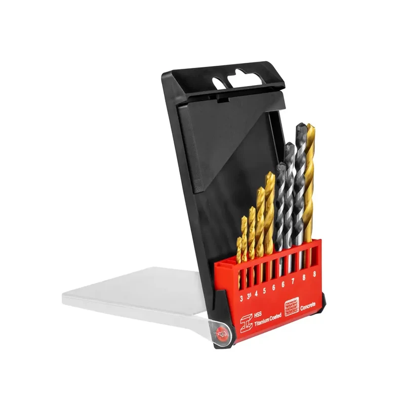 ست مته آهن و بتن مجموعه 9 عددی رونیکس مدل 5585 RONIX - Image 2