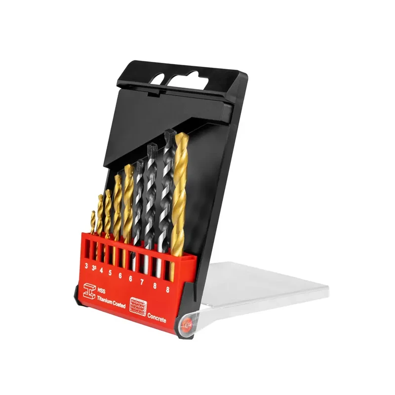 ست مته آهن و بتن مجموعه 9 عددی رونیکس مدل 5585 RONIX - Image 6