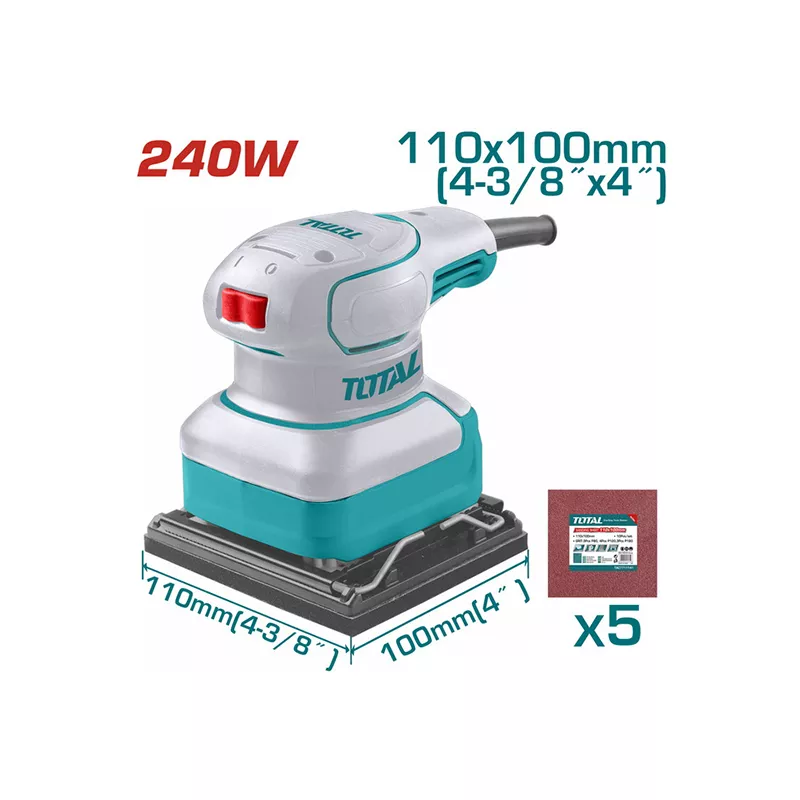 سنباده لرزان 240 وات توتال مدل TF2241108