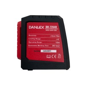 تراز لیزری دو خط 180 نور قرمز DANLEX 7204R